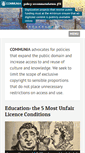 Mobile Screenshot of communia-association.org